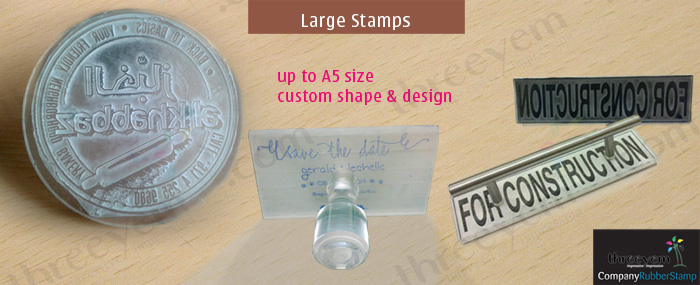 Big size Rubber Stamp